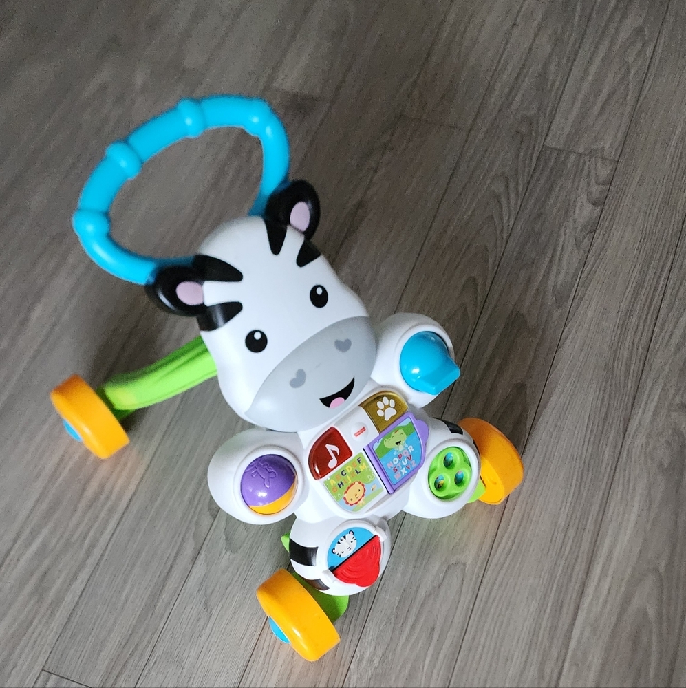 Fisher-Price Learn with Me Zebra Walker Playset- English Edition